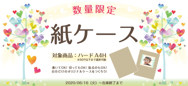 【数量限定】紙ケースでアレンジキャンペーン♪